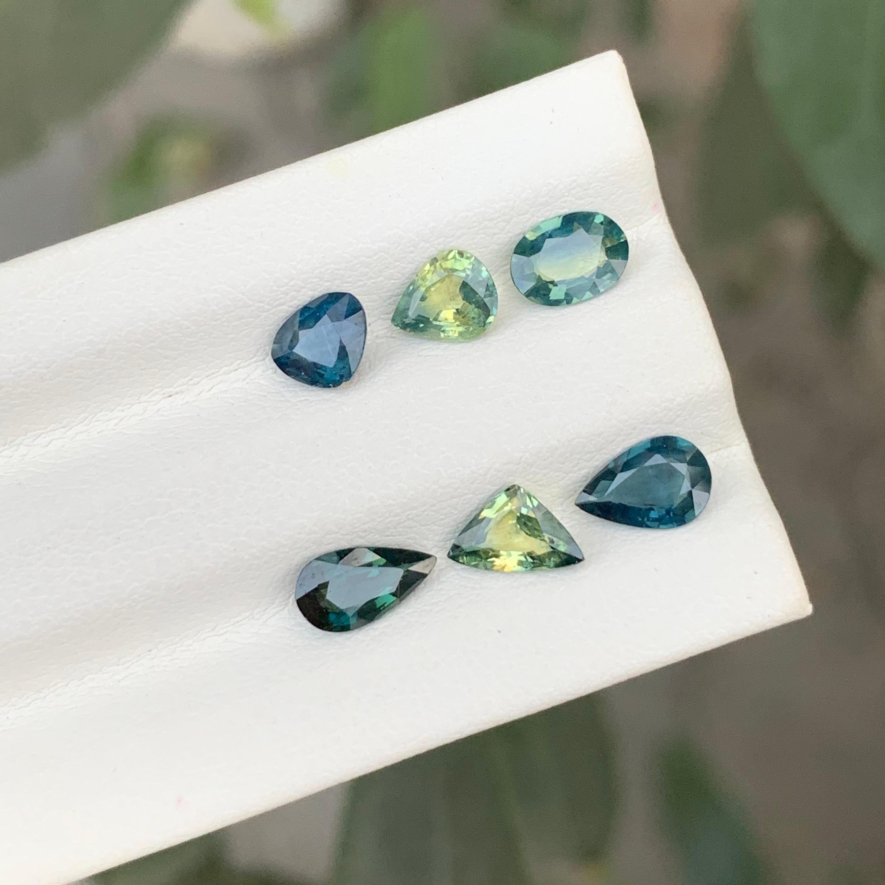 3.25 Carat Natural Loose Sapphire Lot For Jewellery Making In New Condition For Sale In Peshawar, PK
