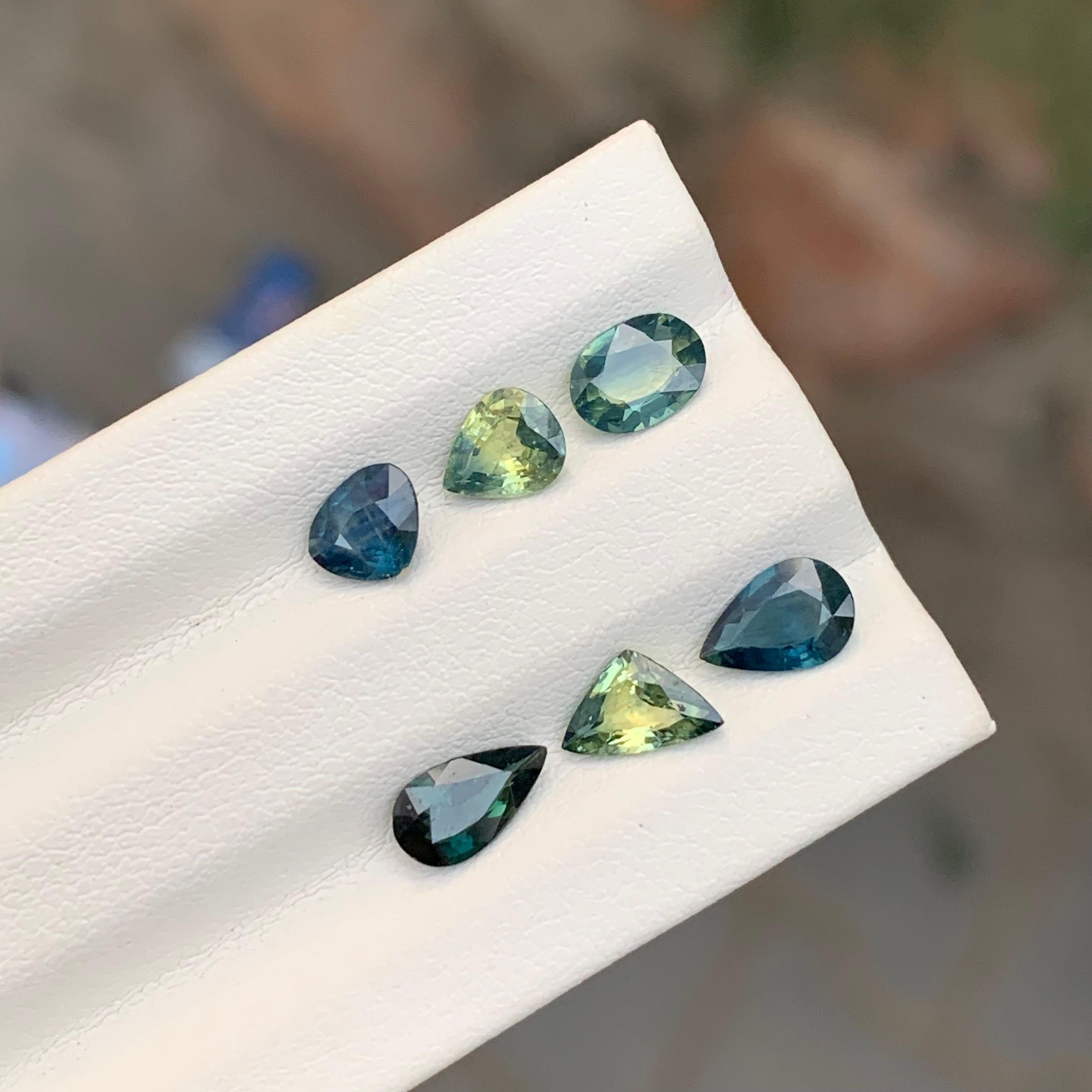 3.25 Carat Natural Loose Sapphire Lot For Jewellery Making For Sale 3