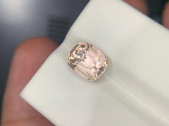 3.25 Carats Natural Loose Imperial Topaz Cushion Cut