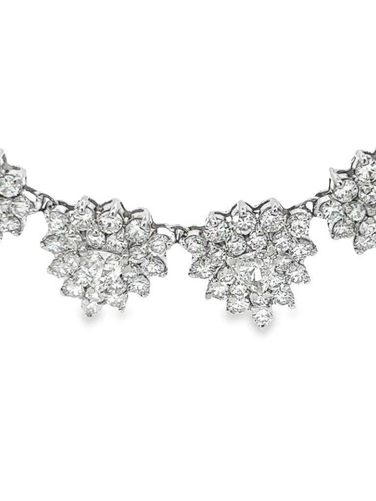 Collana A Link con diamanti da 32,50 carati in vendita 1