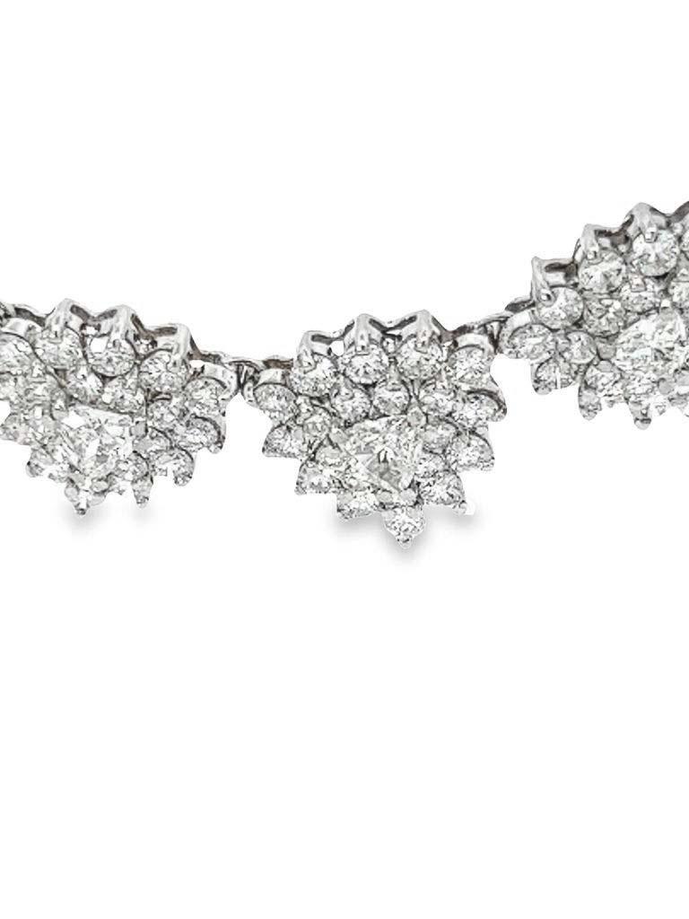 Collana A Link con diamanti da 32,50 carati in vendita 2