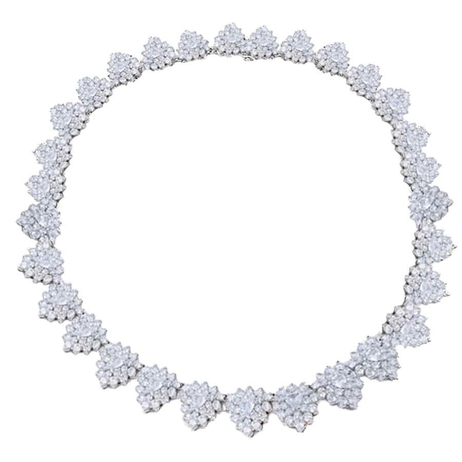 Collana A Link con diamanti da 32,50 carati in vendita 3