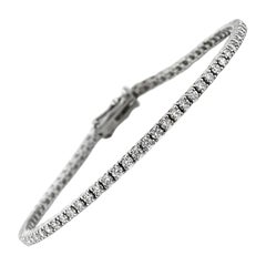 3.25ct Round Brilliant Cut Diamond Tennis Bracelet