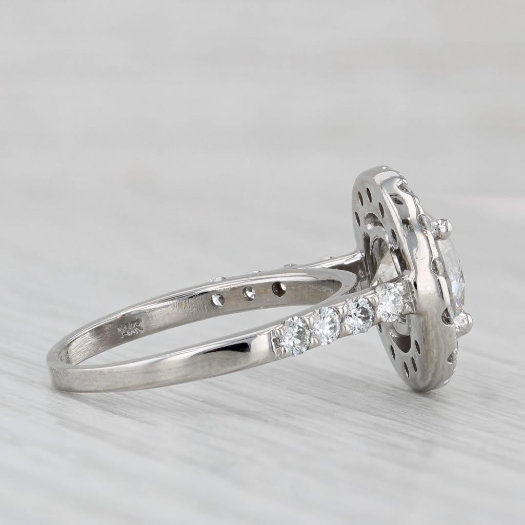 Gemstone Information:
- Natural Diamond -
Carats - 1.02ctw
Cut - Round Brilliant
Color - G - H
Clarity - VS2 - SI2

- Natural Diamond -
Total Carats - 2.23ct (8.3 - 8.4)
Cut - Circular Brilliant
Color - K, Faint Brown
Clarity - I2 

Metal: 14k White