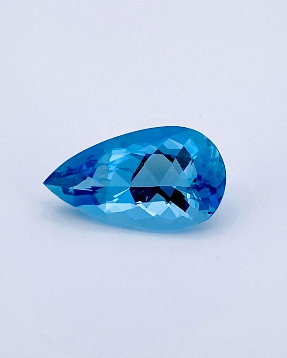 3.25Ct Natürlicher Santa Aquamarin Top Super Santa Maria Farbe für Damen oder Herren im Angebot