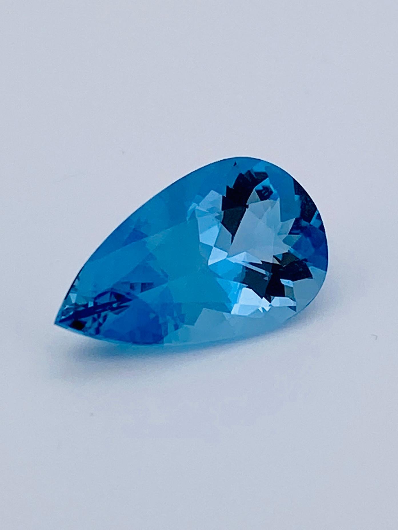 3.25Ct Natürlicher Santa Aquamarin Top Super Santa Maria Farbe im Angebot 2