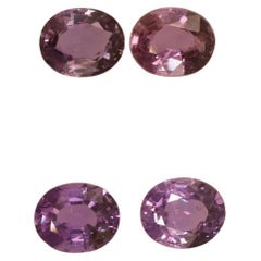 3.26 Carat Natural Purple Sapphires Precious Loose Gemstone, Customisable Jewels