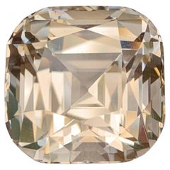 Gema paquistaní suelta de 32,70 quilates de topacio dorado natural talla cojín