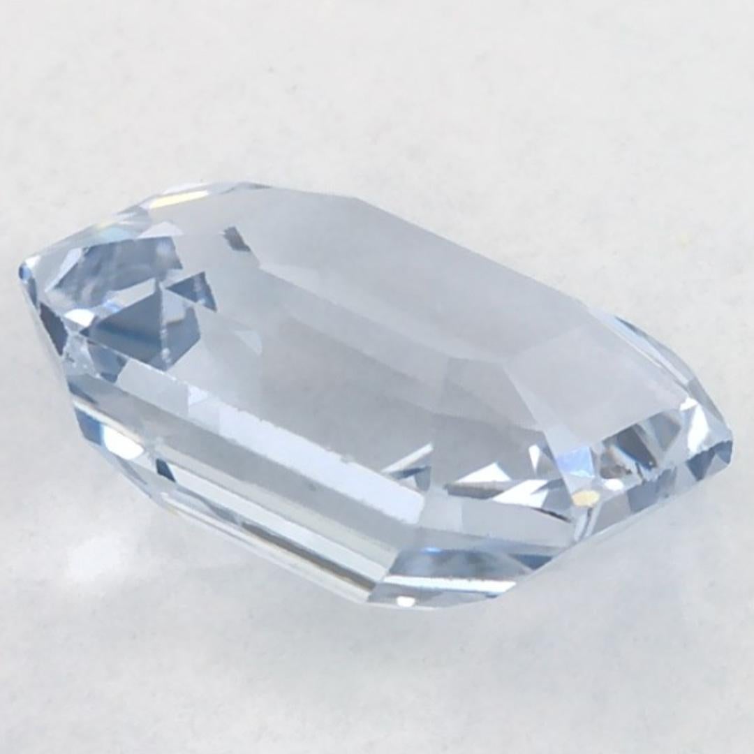 3.28 Ct Blue Sapphire Octagon Loose Gemstone (pierre précieuse en vrac) en vente 1