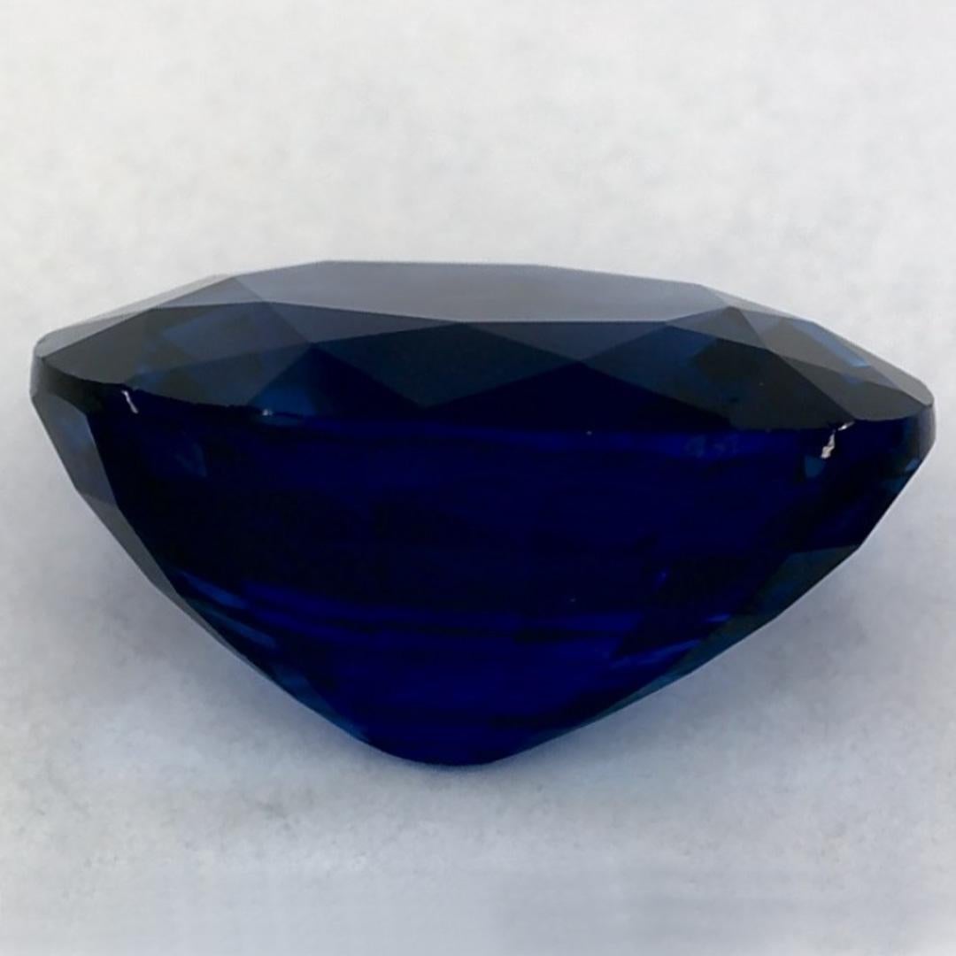 3.28 Karat Blauer Saphir Oval Loser Edelstein im Zustand „Neu“ im Angebot in Fort Lee, NJ