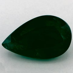 3.28 Ct Emerald Pear Loose Gemstone (pierre précieuse en vrac)