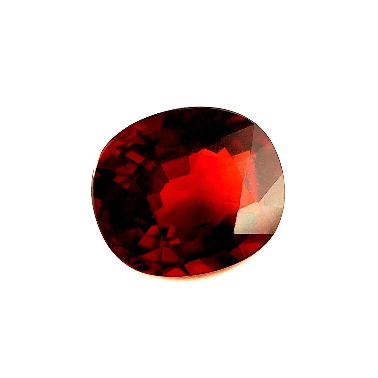 3.28ct Vivid Orange Spessartine Garnet Cushion Cut Loose Gem 9.5x8mm VS

Fine Natural Spessartine Garnet Loose Gemstone.
3.28 Carat with a beautiful vivid reddish orange colour and very good clarity. Clean stone with only small natural inclusions