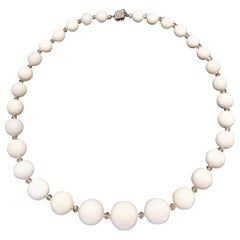 328cts Natural Pearls Brown Diamanten Halskette WG18K Diamanten Verschluss