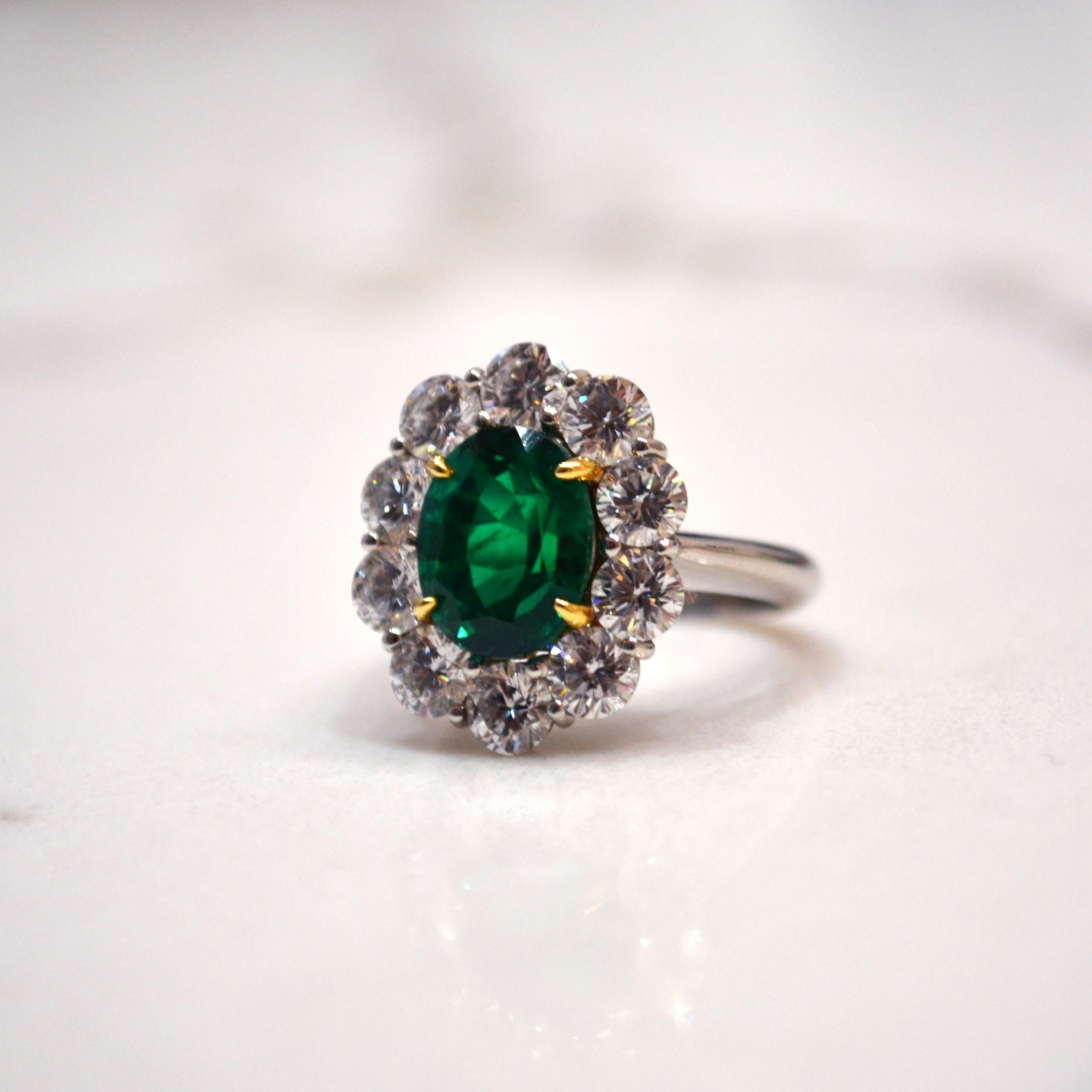 princess diana emerald ring