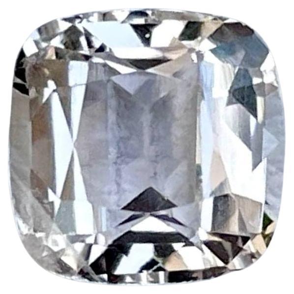 3.29 carats Peach Topaz Stone Cushion Cut Natural Pakistani Gemstone