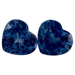 3.29 Ct Blue Sapphire Heart Loose Gemstone