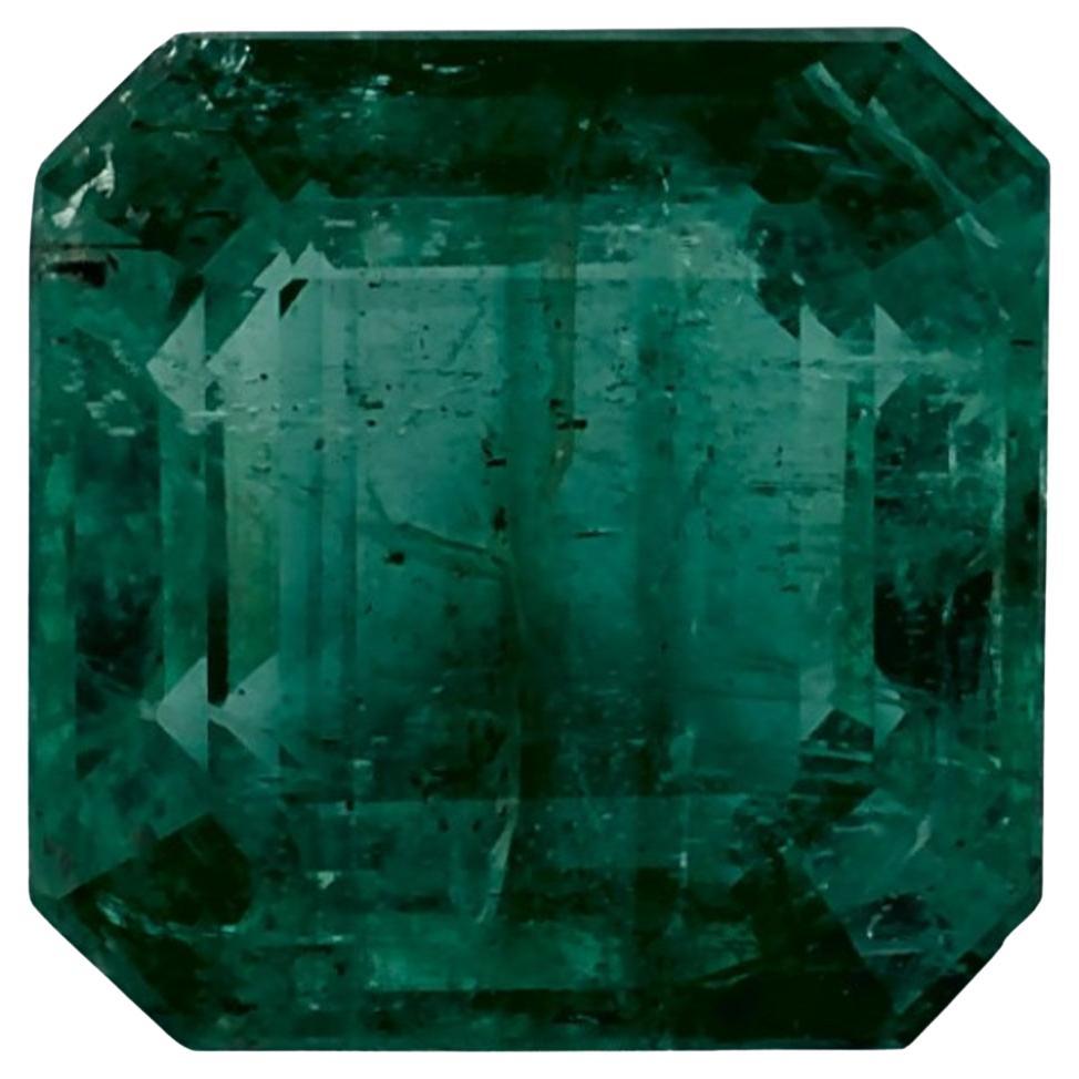 3.29 Ct Emerald Asscher Loose Gemstone