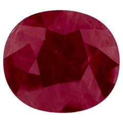 3.29 Ct Ruby Oval Loose Gemstone (pierre précieuse en vrac)