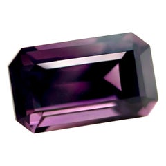 Espinela natural de color púrpura intenso, 3,29 ct, talla octogonal, 10,3 x 6,2 mm, gema suelta, VVS