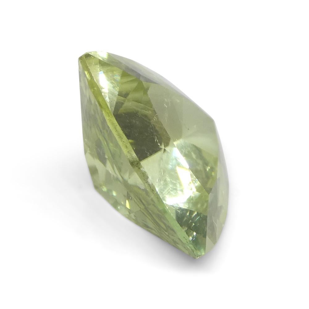 3.29ct Trillion Green Tourmaline from Brazil For Sale 2
