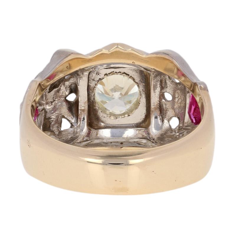 32ème Degré Bague Diamant Rite Ecossais Or 10 Karat Shriners Masonic 1.02 Carat Excellent état à Greensboro, NC