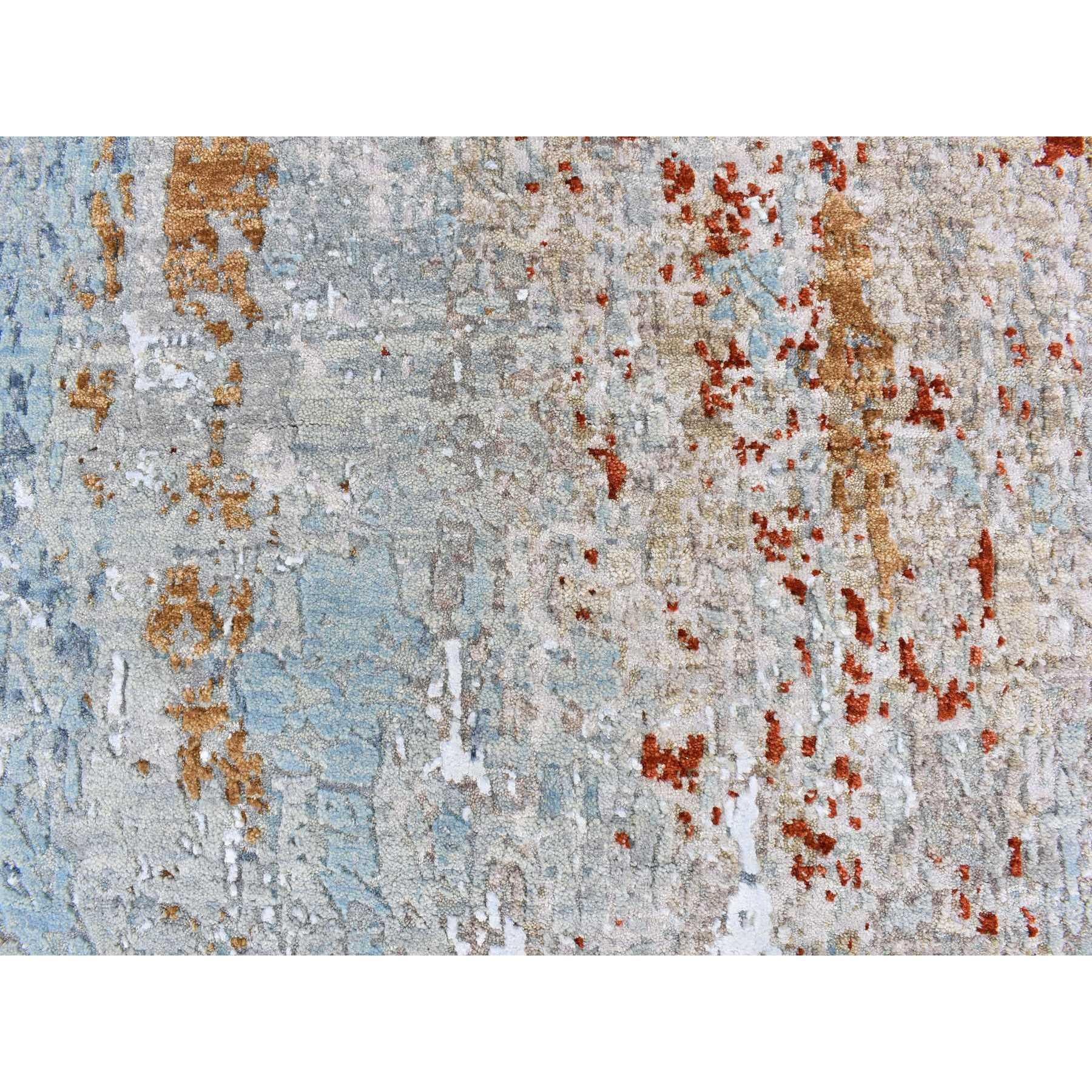 This is a truly genuine one-of-a-kind Gray Hi-Low Pile Abstract Design Wool Hand Knotted Persian Knot Oriental Rug. It has been woven for months and months in the centuries-old Persian weaving craftsmanship techniques by expert artisans.
Primary