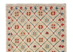 32x74 in Tradizionale applique in 100% seta. Runner da tavola ricamato a mano