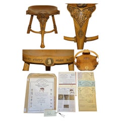 33/200 STEWART LINFORD ADMIRAL NELSON TRAFALGAR BICENTENARY H.M.S ViCTORY STOOL