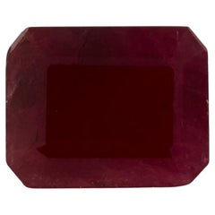 3.30 Ct Ruby Octagon Cut Loose Gemstone