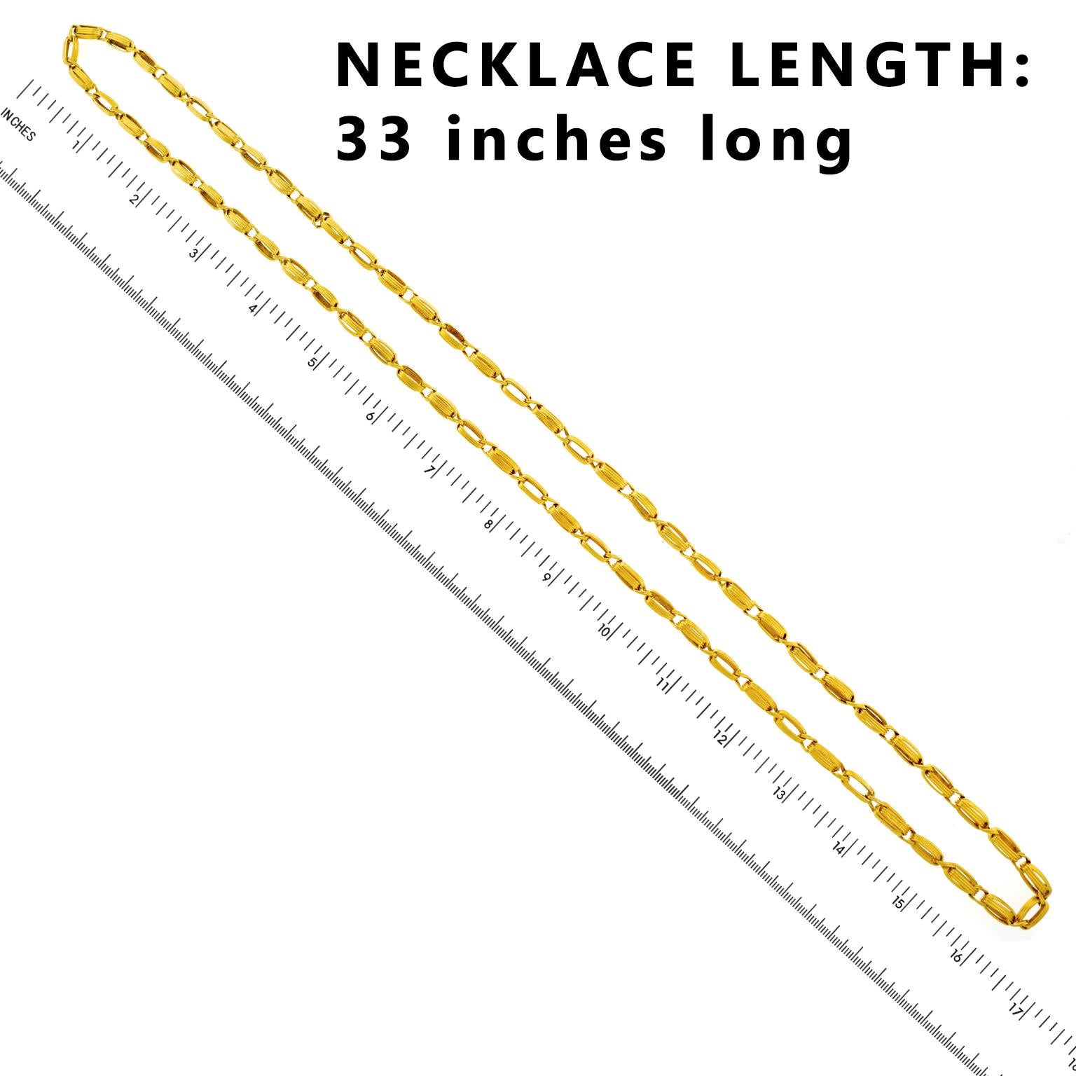 Long Chaumet Gold Necklace 2