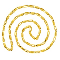 Long Chaumet Gold Necklace