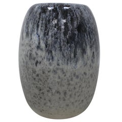 '#33' Ovoid Vase Blue Glaze