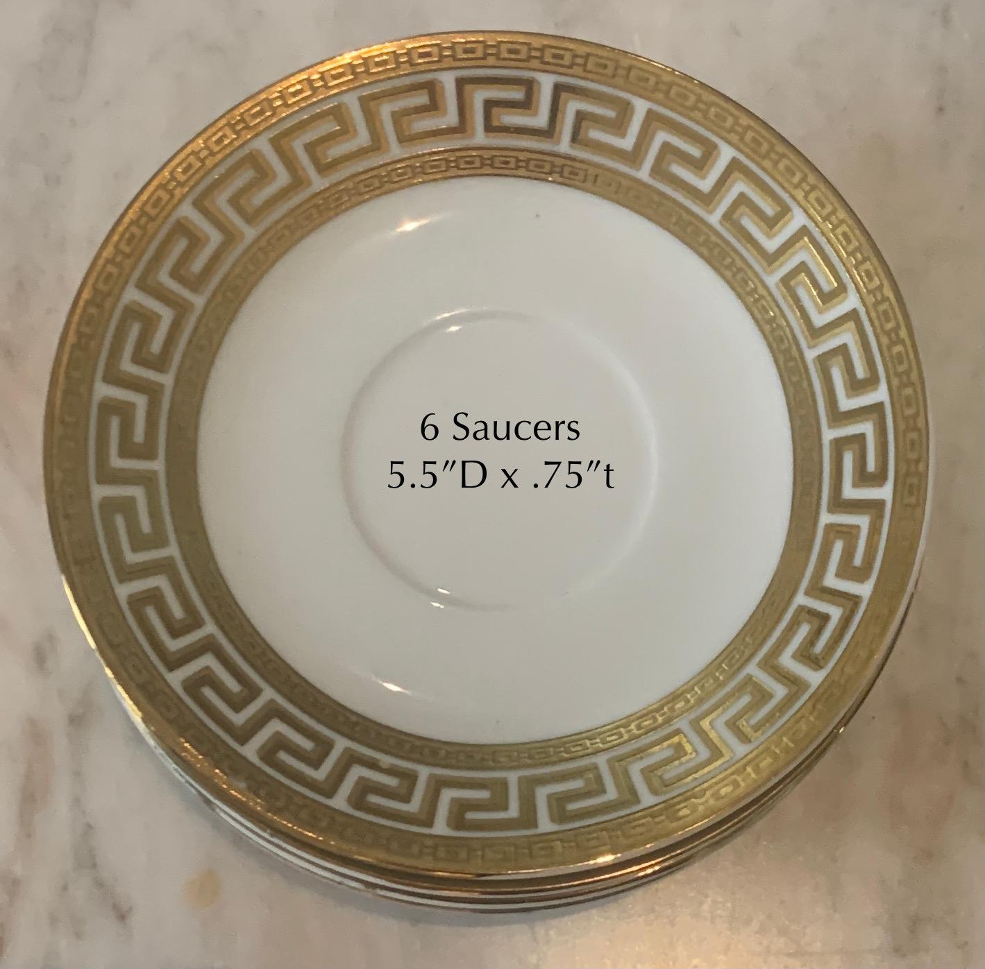 greek key dinnerware set