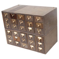 Vintage 30 Drawer Card Catalogue