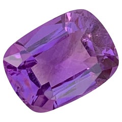 3.30 Carat Adorable Natural Loose Amethyst Cushion Shape Gem For Jewellery 