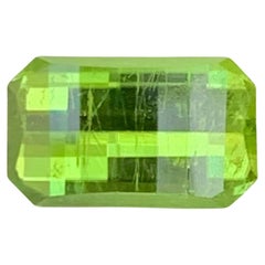 3,30 carati di peridoto verde mela sciolto naturale Pixel Bar Cut Gemma pakistana