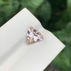 3.30 Carat Natural Loose Golden Topaz Trillion Shape Gemstone