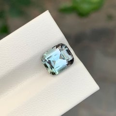 3.30 Carat Natural Loose Grey Tourmaline Cushion Shape Gem