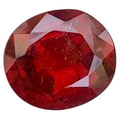 3.30 Carat Natural Loose Hessonite Garnet Cushion Cut Gemstone