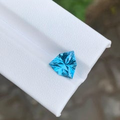 3.30 Carat Natural Loose Sky Blue Topaz Shield Shape Gemstone