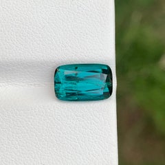 3.30 Carats Natural Loose Indicolite Tourmaline Cushion Shape
