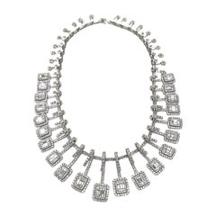 Collier en or blanc avec 33.04 carats de diamants