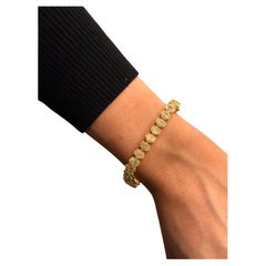 Bracciale Tennis con diamanti ovali gialli 33,04ct Fancy Yellow