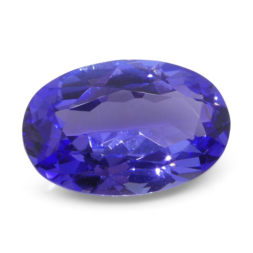 3.30ct Oval Tanzanite In New Condition For Sale In Toronto, Ontario