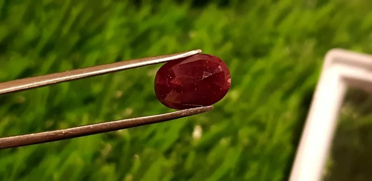 3.30cts Mozambique Ruby Blood Red Unheated Ruby 100%Natural Ruby Cut Stone

Additional information:
Condition: New without tags: A brand-new, unused, and unworn item (including handmade items) that is not in original packaging or may be missing