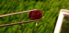 3.30cts Mozambique Blood Red Unheated 100% Natural Ruby Cut Stone