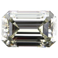 3.31 Carat Elongated Emerald Cut Diamond – O-P Color, VS1 Clarity