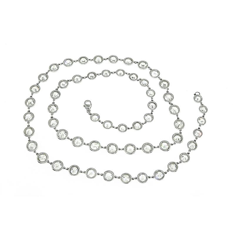 33,18 Karat Diamant-Halskette von by The Yard im Zustand „Gut“ in New York, NY