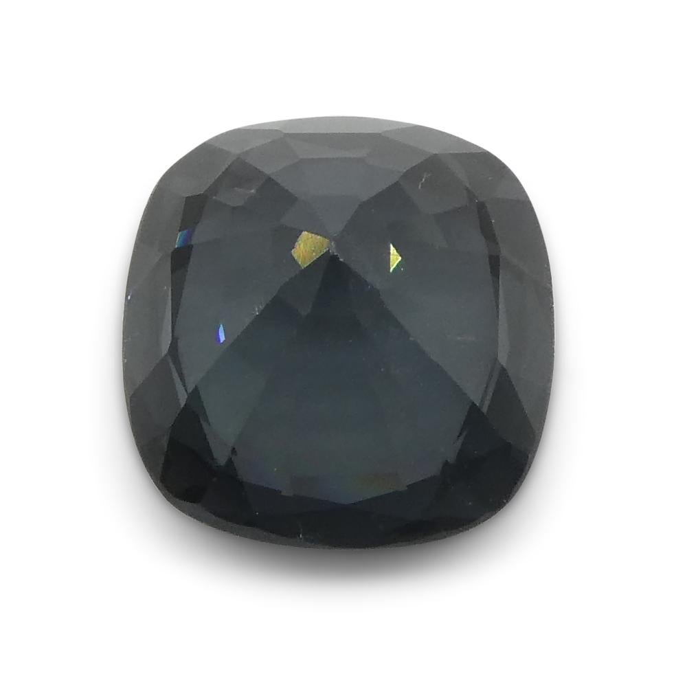 3,31ct Spinello blu rettangolare a cuscino dalla Birmania in vendita 8