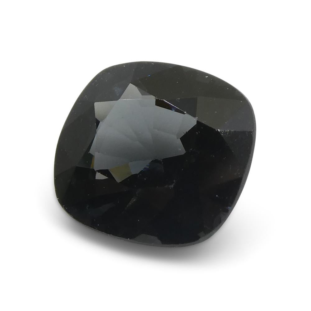 3,31ct Spinello blu rettangolare a cuscino dalla Birmania in vendita 4